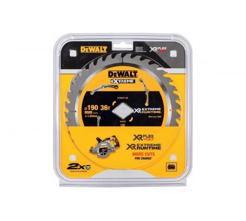 Диск пильный ромбовидный XR (190x30 мм; 36T) Dewalt DT40271-QZ