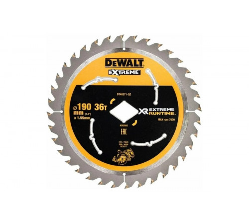 Диск пильный ромбовидный XR (190x30 мм; 36T) Dewalt DT40271-QZ