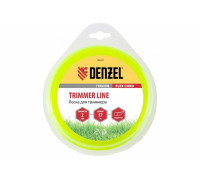 Леска для триммера квадрат 2 мм х 57 м, блистер FLEX CORD DENZEL 96122