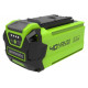 Цепная пила аккумуляторная GreenWorks 40V, 40 см, бесщеточная, до 1.8 КВт, с 1хАКБ 2Ач c USB и ЗУ 2005807USB2