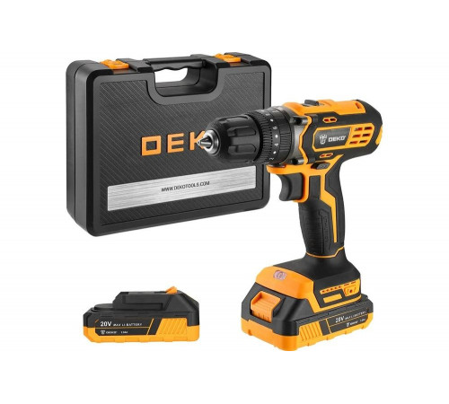 DEKO DKCD20 Impact SET 3 - мощный шуруповерт с аккумулятором 20 В и 2х2.0 Ач DEKO DKCD20 Impact SET 3 - мощный шуруповерт с аккумулятором 20 В и 2х2.0 Ач