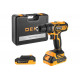 DEKO DKCD20 Impact SET 3 - мощный шуруповерт с аккумулятором 20 В и 2х2.0 Ач