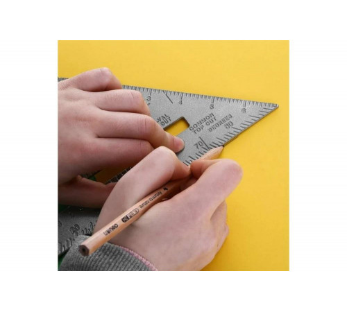 Алюминиевая треугольная линейка DEKO 180/255/185мм DKM180-255-185 041-0220 Алюминиевая треугольная линейка DEKO 180/255/185мм DKM180-255-185 041-0220