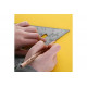 Алюминиевая треугольная линейка DEKO 180/255/185мм DKM180-255-185 041-0220