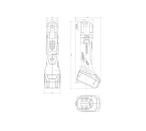 Многофункциональный инструмент | реноватор Metabo MT 18 LTX Compact 613021650