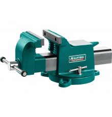 Стальные слесарные тиски KRAFTOOL Steel 125 мм 32701-125