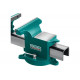 KRAFTOOL 125 мм, стальные слесарные тиски STEEL 32701-125