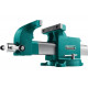 KRAFTOOL 125 мм, стальные слесарные тиски STEEL 32701-125