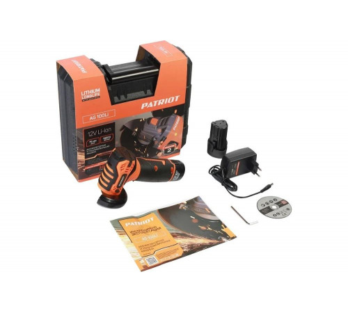 Углошлифовальная машина Patriot Patriot AG 100Li Углошлифовальная машина Patriot Patriot AG 100Li