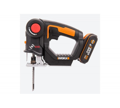 Аккумуляторный-лобзик/сабельная пила WORX Axis WX550.1 Аккумуляторный-лобзик/сабельная пила WORX Axis WX550.1