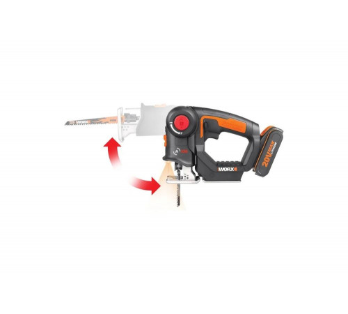 Аккумуляторный-лобзик/сабельная пила WORX Axis WX550.1 Аккумуляторный-лобзик/сабельная пила WORX Axis WX550.1