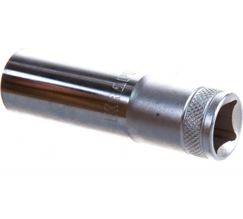 KRAFTOOL 1/2", 16 мм, Cr-V сталь, хромированная, торцовая головка удлиненная 27807-16_z01