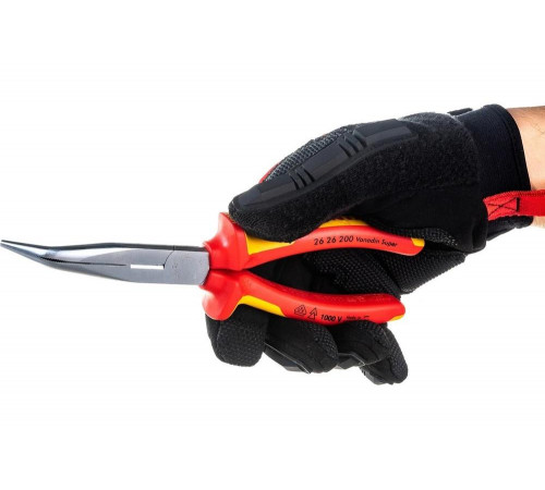 Длинногубцы с резцом KNIPEX KN-2626200SB