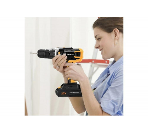 Дрель аккумуляторная DEKO DKCD20FU-Li (063-4103) Дрель аккумуляторная DEKO DKCD20FU-Li (063-4103)