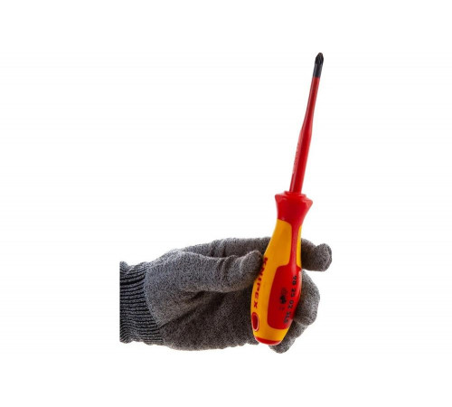 Тонкая отвёртка KNIPEX PlusMinus Pozidriv, 212мм KN-982502SLS Тонкая отвёртка KNIPEX PlusMinus Pozidriv, 212мм KN-982502SLS
