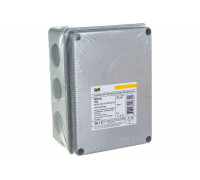 Распаечная коробка IEK, 150x110x070, IP55, КМ41242, ИЭК, белая UKO10-150-110-070-K41-55