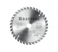 Пильный диск по дереву KRAFTOOL Precision 160x20 мм, 36т 36952-160-20