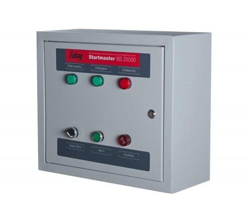 Блок автоматики двухрежимный Startmaster BS 25000 (230V) для бензиновых электростанций до 22кВт FUBAG 431244 Блок автоматики двухрежимный Startmaster BS 25000 (230V) для бензиновых электростанций до 22кВт FUBAG 431244