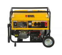 Бензиновый генератор DENZEL GE 6900E, 5,5 кВт, 220В 50Гц, 25 л, электростартер 94684