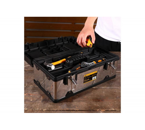 Ящик для инструментов DEKO Tool box 23M 45x25x20 см 085-3003 Ящик для инструментов DEKO Tool box 23M 45x25x20 см 085-3003