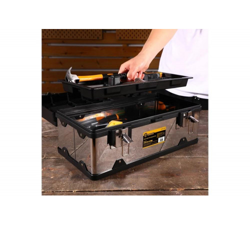 Ящик для инструментов DEKO Tool box 23M 45x25x20 см 085-3003 Ящик для инструментов DEKO Tool box 23M 45x25x20 см 085-3003