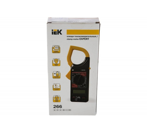 Токоизмерительные клещи IEK Expert 266 TCM-1S-266 278506 Токоизмерительные клещи IEK Expert 266 TCM-1S-266 278506
