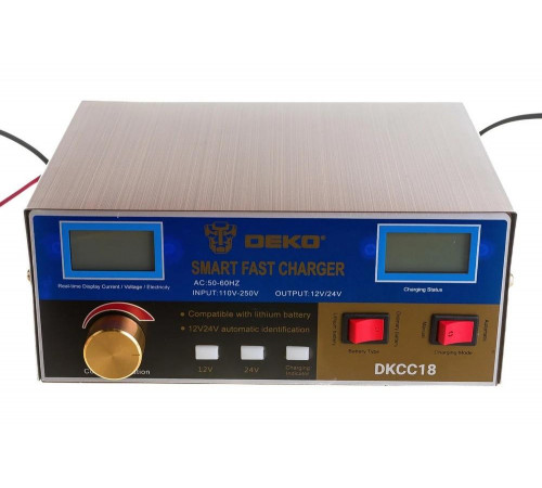 Зарядное устройство DEKO DKCC18, 12/24В, 18А 051-8054