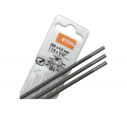Круглый напильник (4x200 мм, 3 шт.) Stihl 5605-773-4003К Круглый напильник (4x200 мм, 3 шт.) Stihl 5605-773-4003К