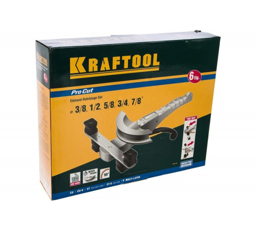 KRAFTOOL трубогиб рычажный в боксе INDUSTRIE 23501-H6