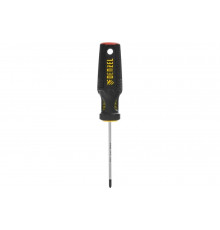 Отвертка Denzel PH0x75 мм, S2, трехкомпонентная рукоятка 121717