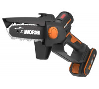 Аккумуляторная пила WORX бесщёточная , 20В, 12см, 2Ач х1, ЗУ 2А WG325E