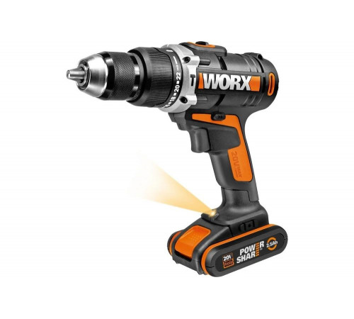 Аккумуляторная ударная дрель-шуруповерт WORX WX372 Аккумуляторная ударная дрель-шуруповерт WORX WX372