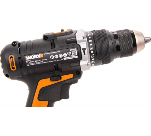 Аккумуляторная ударная дрель-шуруповерт WORX WX372 Аккумуляторная ударная дрель-шуруповерт WORX WX372