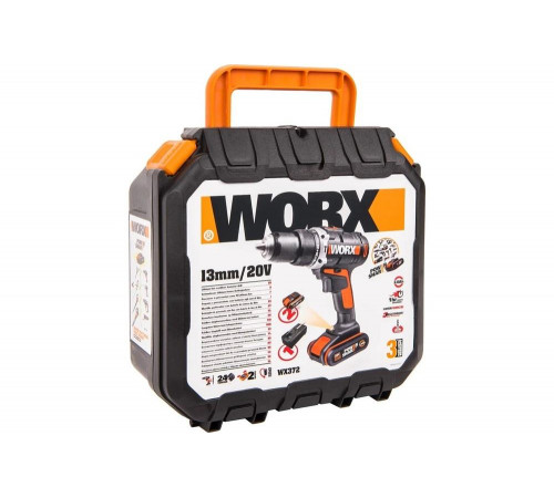 Аккумуляторная ударная дрель-шуруповерт WORX WX372 Аккумуляторная ударная дрель-шуруповерт WORX WX372