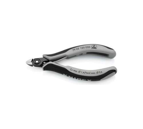 Прецизионные бокорезы KNIPEX ESD маленькая головка, 120 мм, 2-комп антистатические ручки KN-7902120ESD Прецизионные бокорезы KNIPEX ESD маленькая головка, 120 мм, 2-комп антистатические ручки KN-7902120ESD