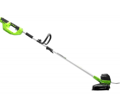 Триммер аккумуляторный GreenWorks 40V, 30 см, с 1хАКБ 2 Ач c USB и ЗУ 2101507USB2 Триммер аккумуляторный GreenWorks 40V, 30 см, с 1хАКБ 2 Ач c USB и ЗУ 2101507USB2