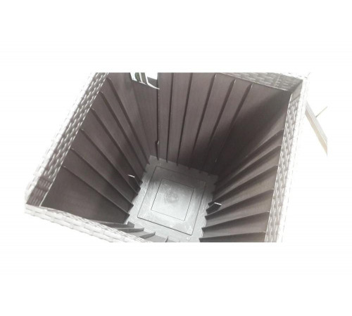 Кашпо Keter Rattan Planter M коричневый 228975