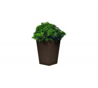 Кашпо Keter Rattan Planter M коричневый 228975