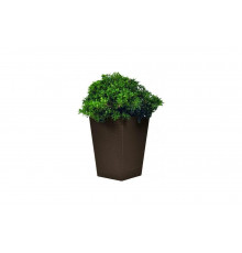 Кашпо Keter Rattan Planter M коричневый 228975
