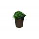 Кашпо Keter Rattan Planter M коричневый 228975