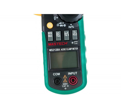 Цифровые токоизмерительные клещи Mastech MS2128A Цифровые токоизмерительные клещи Mastech MS2128A