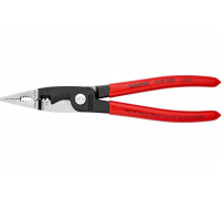 Электромонтажные клещи Knipex 6-в-1, 200 мм, чёрные, 1К ручки, KN-1381200SB