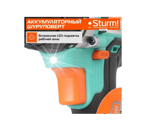 Аккумуляторный шуруповерт Sturm CD3224L Аккумуляторный шуруповерт Sturm CD3224L