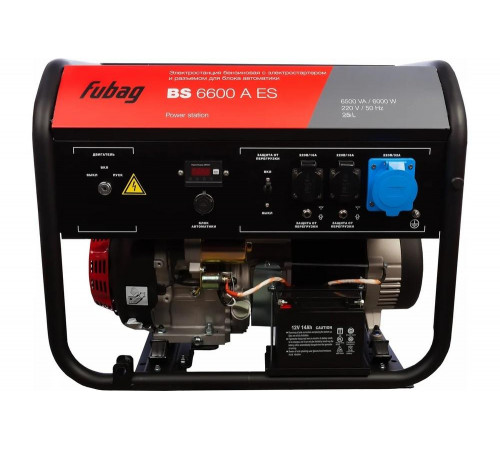 Бензиновая электростанция FUBAG BS 6600 A ES с возможностью подключения блока автоматики Бензиновая электростанция FUBAG BS 6600 A ES с возможностью подключения блока автоматики