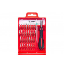 Прецизионная отвертка с пинцетом и набором бит для точных работ DEKO BS32 065-0514