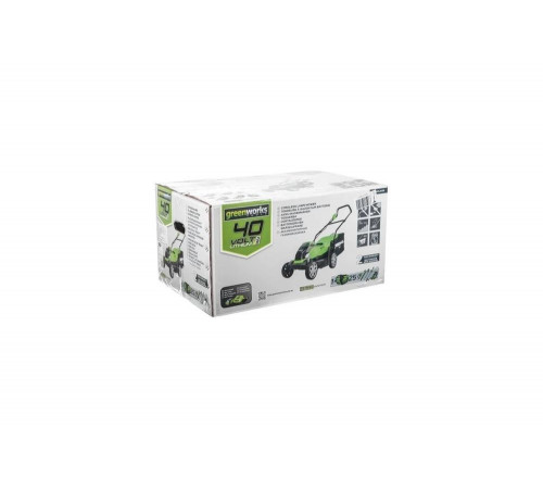 Аккумуляторная газонокосилка Greenworks G40LM35 Аккумуляторная газонокосилка Greenworks G40LM35
