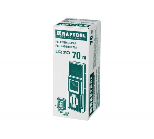 KRAFTOOL детектор для линейного нивелира LR 70 34607 KRAFTOOL детектор для линейного нивелира LR 70 34607
