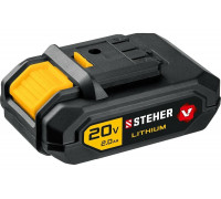 Батарея аккумуляторная тип V1 (20 В; 2 Ач; Li-Ion) STEHER V1-20-2