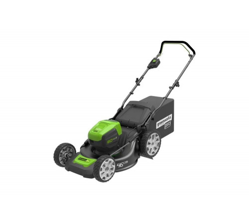 Аккумуляторная газонокосилка GREENWORKS GD80LM46 (2500907UB) Аккумуляторная газонокосилка GREENWORKS GD80LM46 (2500907UB)