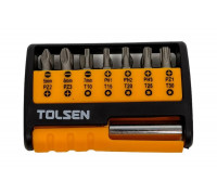 Набор вставок бит 1/4", PH, PZ, SL, Torx, 15 предметов TOLSEN TT20365
